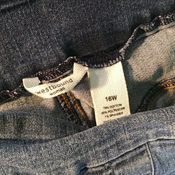 Plus size 16w westbound jeans. High rise. - Picture 2 of 5